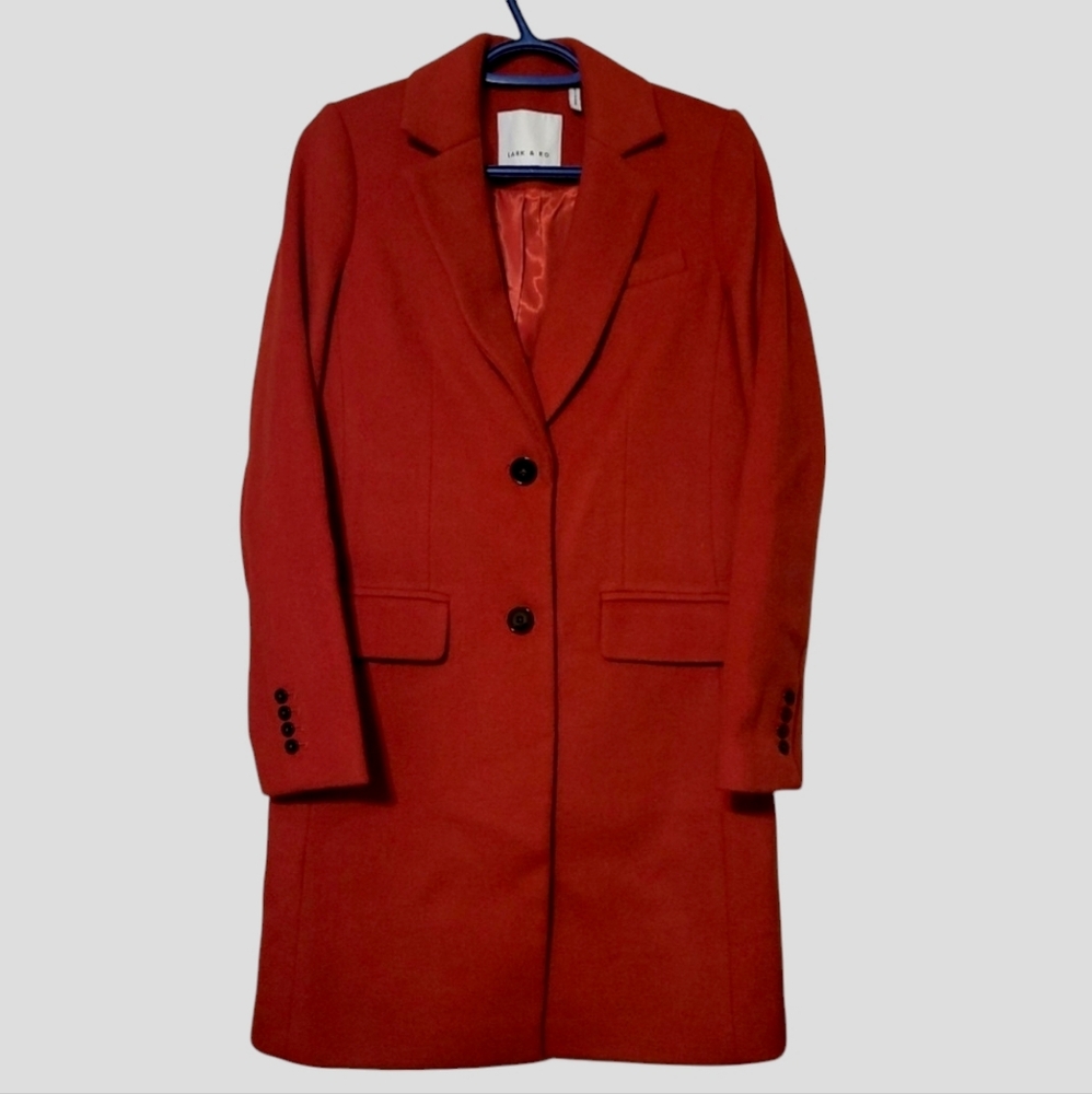 LARK & RO - Single Breasted Pea Coat